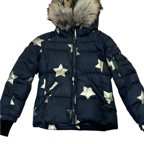 SAM. Designer girls down winter coat- size 10. - Picture 2 of 6